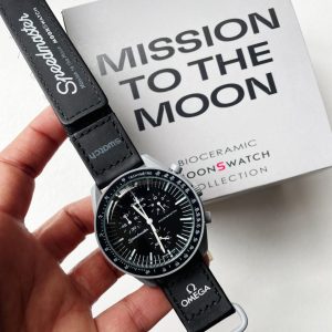 Replica Omega MoonSwatch “mission to moon” Swiss quartz movement AAA Bioceramic bezel